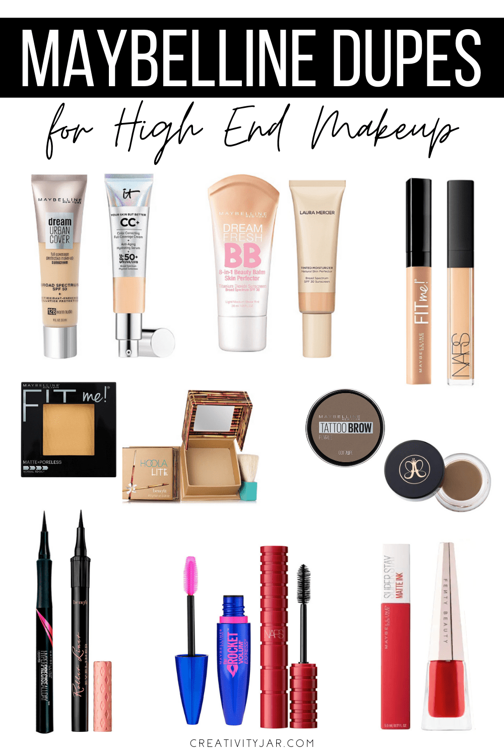 Affordable Makeup Dupes and Alternatives